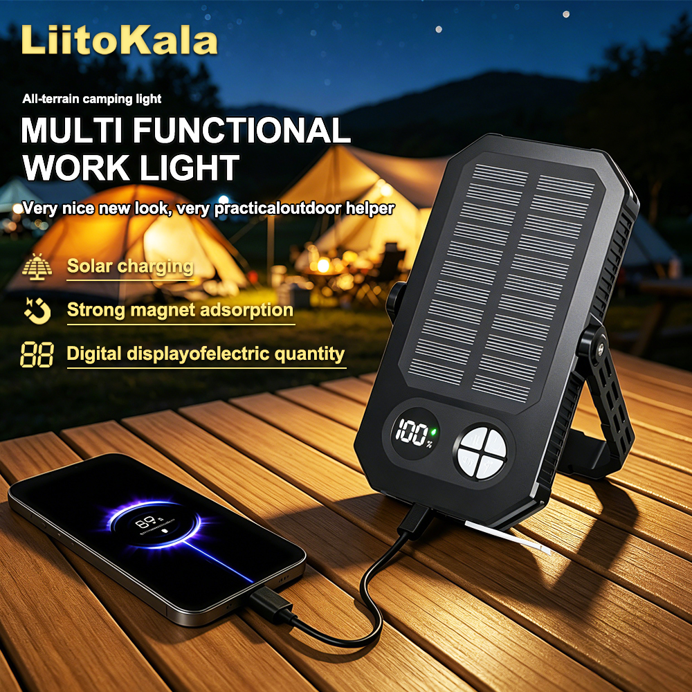 Renewable Energy Source - Liitokala XY-008 Solar Charging Camping Light