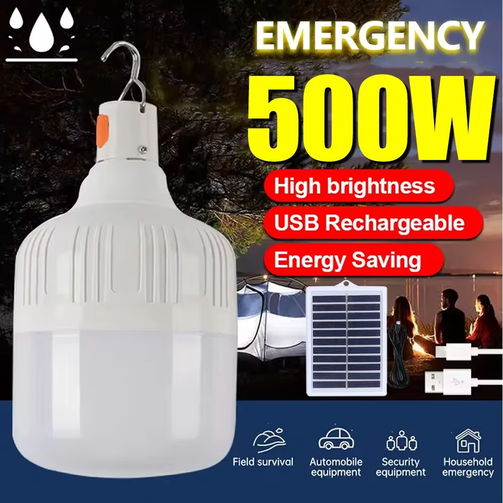 Renewable Energy Source - 100-500W Rechargeable Portable LED Emergency Lights