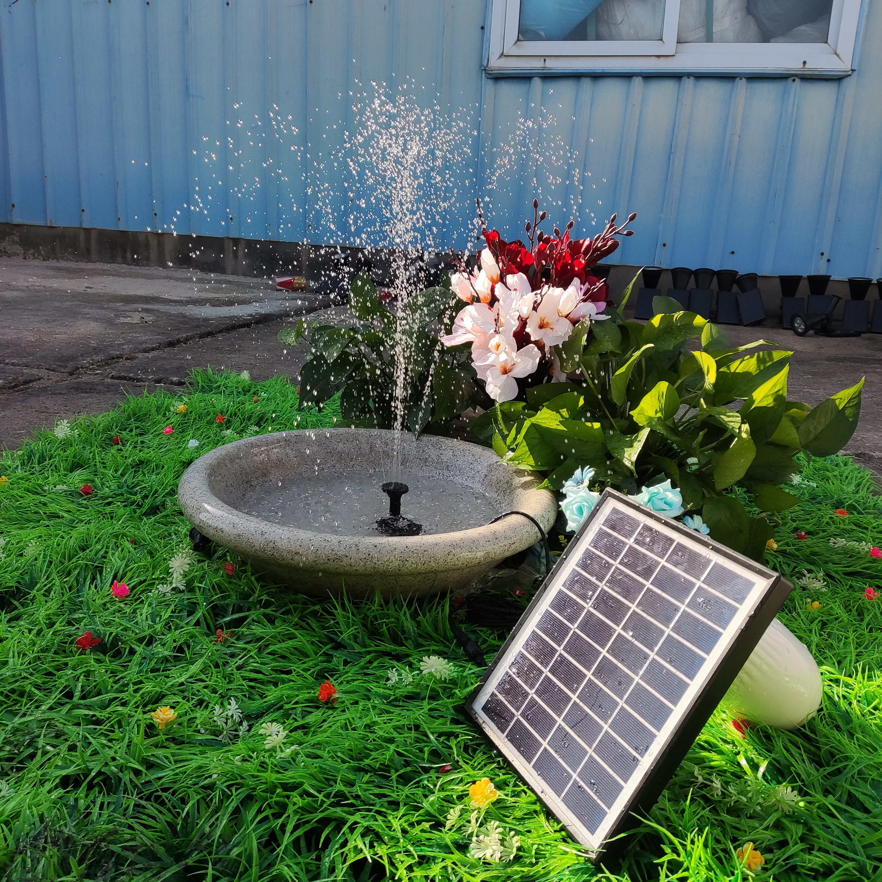 Solar Fountain, Solar Powered  – Solar Water Pump Bewertung und Preis