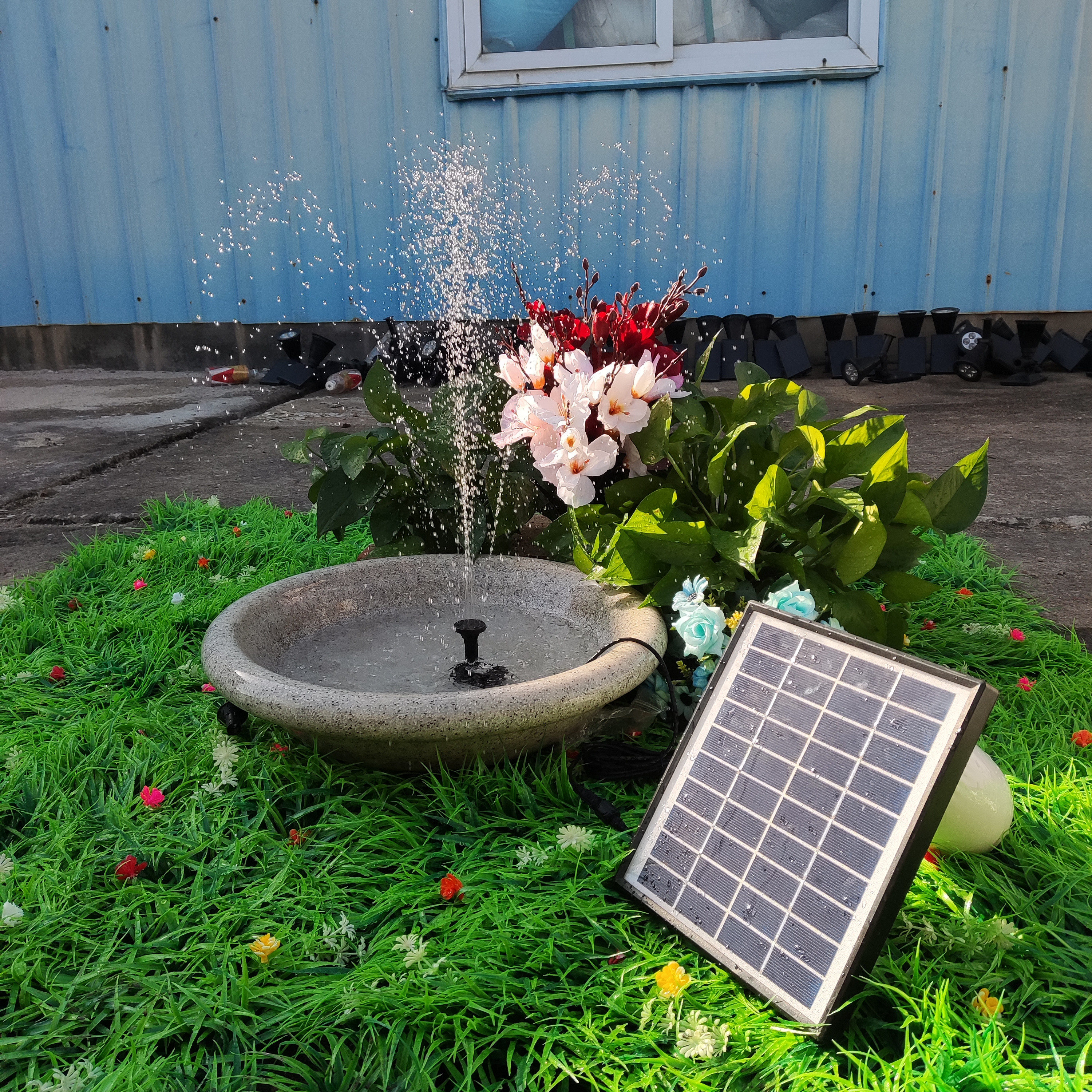 Solar Fountain, Solar Powered  – Solar Water Pump Bewertung und Preis