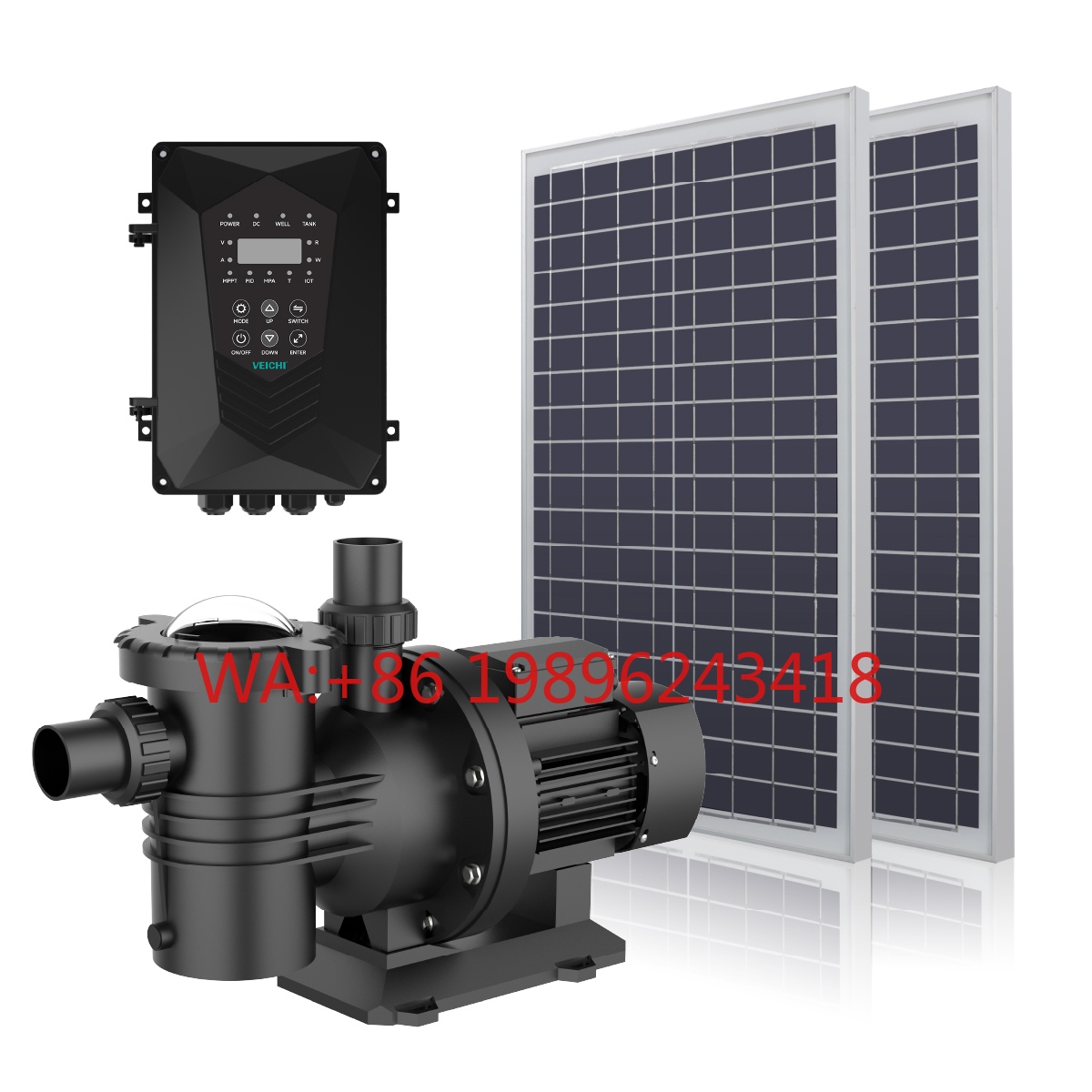 VEICHI AC DC Hybrid Powered In – Solar Water Pump Bewertung und Preis