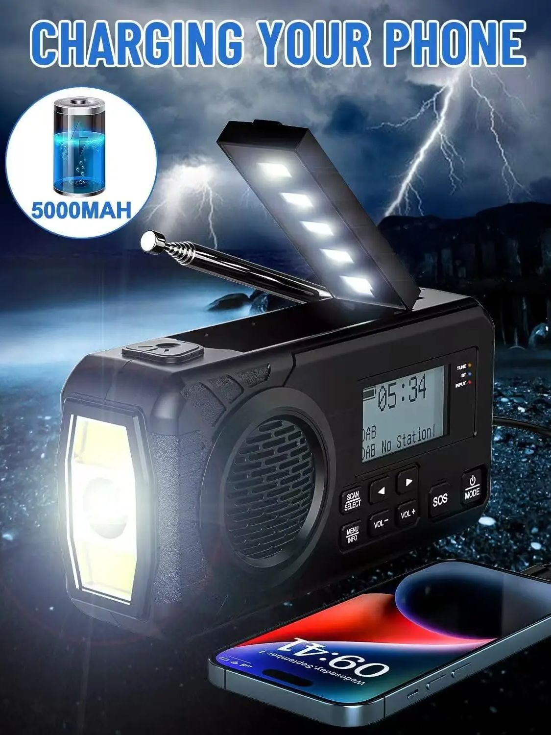 DAB/DAB+/FM Digital Radio with – Renewable Energy Source Bewertung und Preis